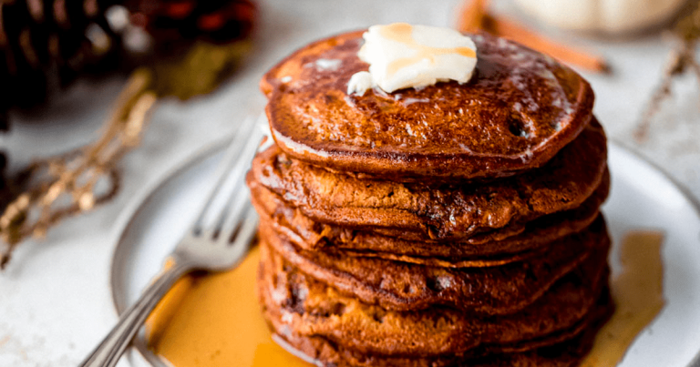 Fluffy Gingerbread Pancakes | Ambitious Kitchen