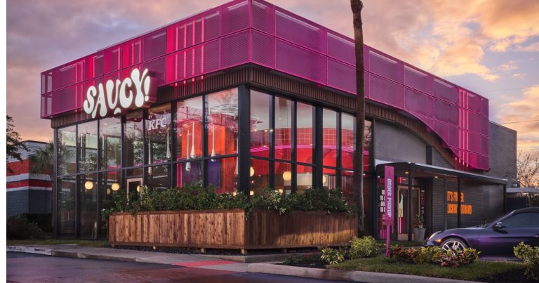 KFC puts chicken tenders and drinks forward with new Saucy concept