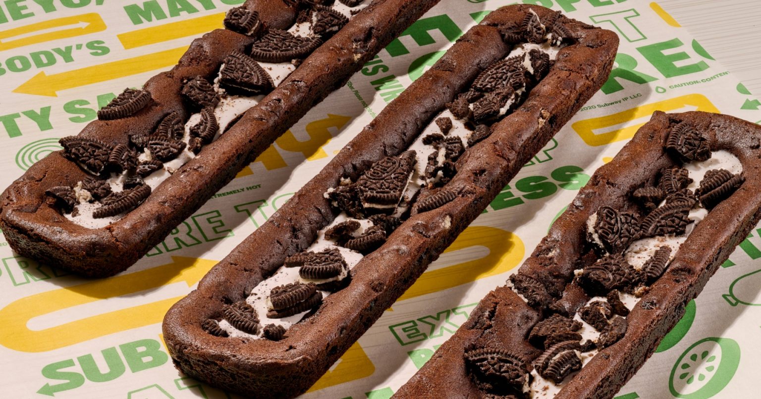 Subway expands its Sidekicks collection with new Oreo Footlong Cookie