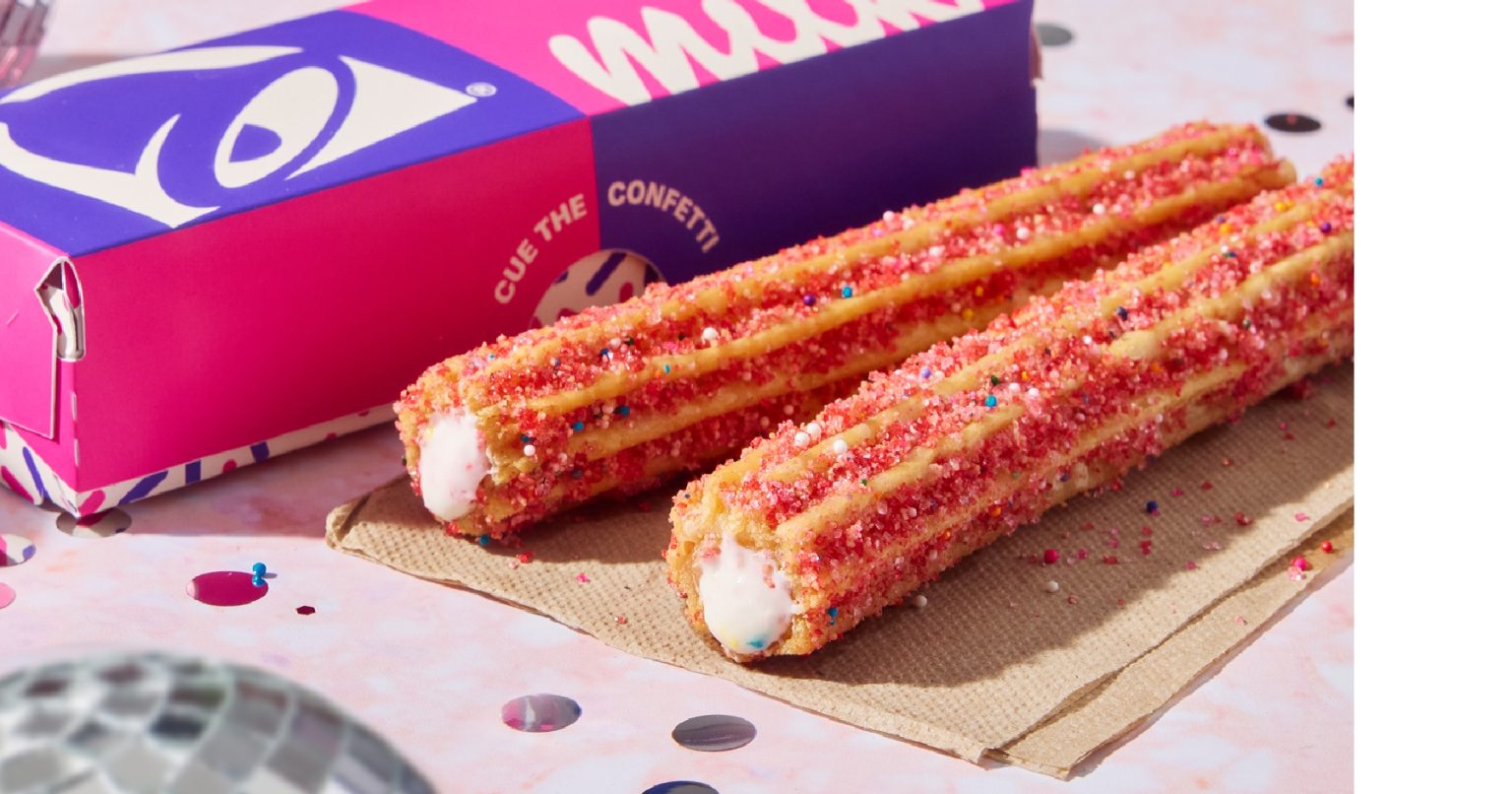 Taco Bell partners with Milk Bar to launch Birthday Cake Churros